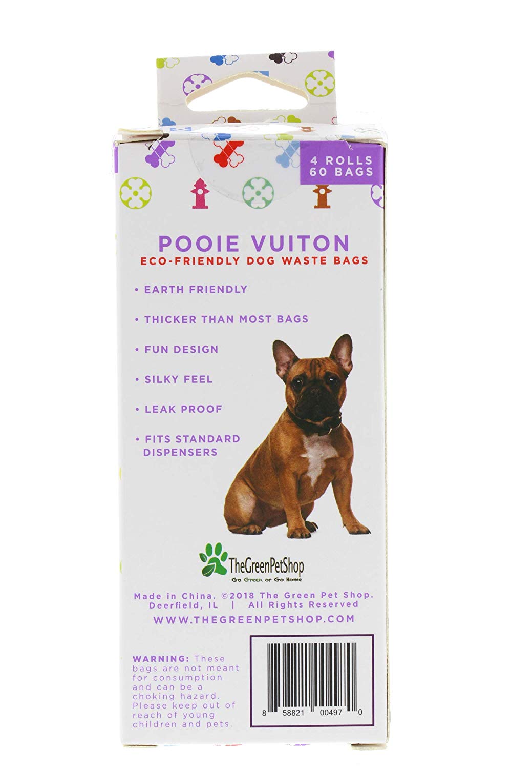 Pooie Vuiton Dog Poop Bags - Biogradeable and Unscented – Canini Shop